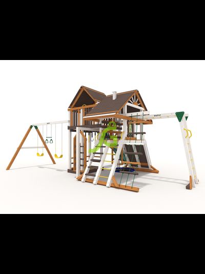 Детская площадка IgraGrad Крепость Фани Deluxe + мод.2