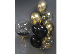 Сет из гелиевых шаров "Крем-брюле"