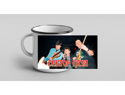 Кружка металлическая эмалированная Сектор Газа, Юрий Хой №8