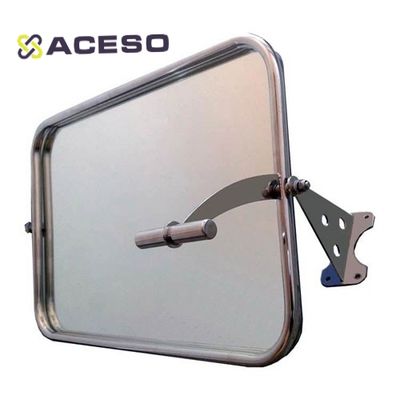 Зеркало поворотное для инвалидов антивандальное с ручкой 600*400 мм