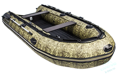 Лодка ПВХ Мастер Лодок Apache 3700НДНД Камуфляж Камыш
