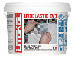 ЭПОКСИДНО-ПОЛИУРЕТАНОВЫЙ КЛЕЙ LITOELASTIC (A)+(B) 5кг