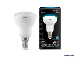 Gauss LED R50 6w 840 E14