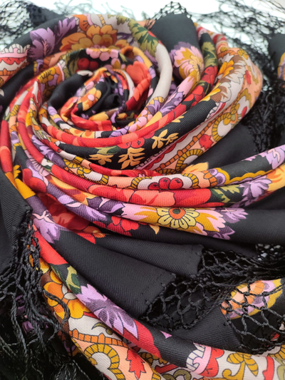 Павловопосадский платок Времена года. Осень 708-18