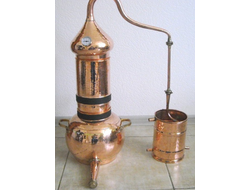 Медный аламбик 20л-40л с колонной и с отводом Португалия CopperCrafts арт.1033