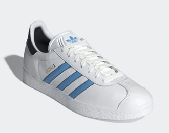 Adidas Gazelle White (Белые) Арт 3 сбоку