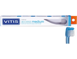 Зубная щётка средней жёсткости с маленькой головкой Vitis Medium Access, Dentaid.