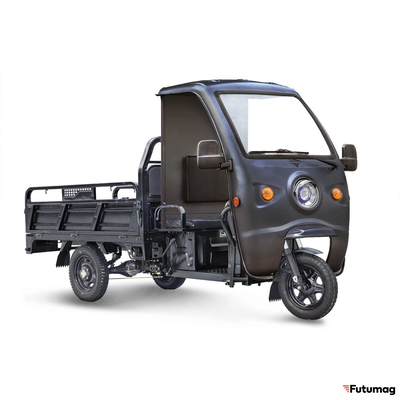 Грузовой электротрицикл Rutrike D4 КАБИНА 1800 60V1500W черный