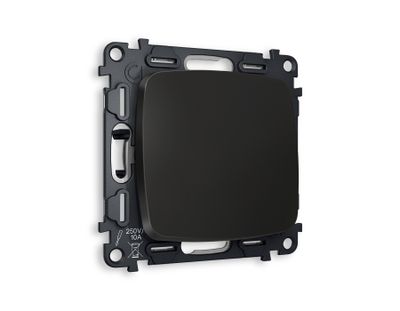 Переключатель перекрестный 1-кл Черный матовый - Ambrella Volt - OMEGA