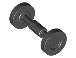 Wheel Skateboard / Trolley, Black (2496 / 249626 / 249676 / 4569104 / 6223673)