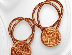 Подхваты для штор на магнитах, цвет медный, в комплекте 2 штуки