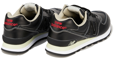 New Balance 574 Fur Black Leather