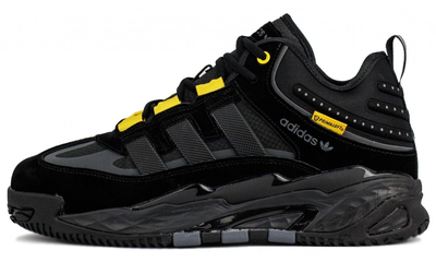 Adidas Niteball With Fur Black Yellow с мехом