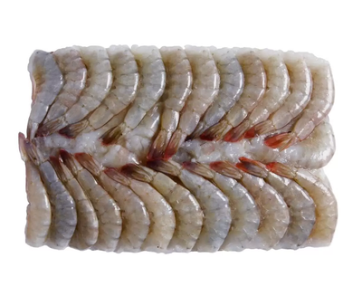 Креветка королевская с/м, в панц., б/г,. Блок 1,8 кг. размер 21/25.