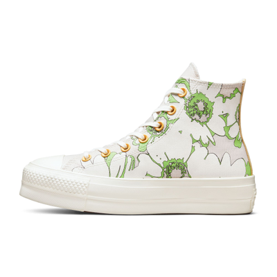 Кеды Converse Lift с цветочками на платформе A00652C фото 3