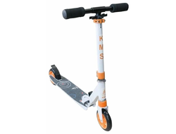 Самокат KMS SK-009 (бело-оранжевый)