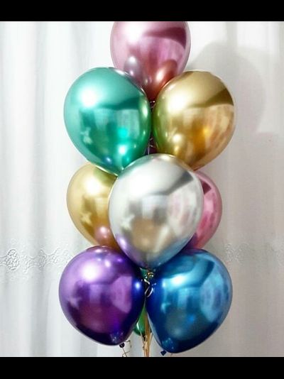 Гелиевый шар Хром (цвета разные)