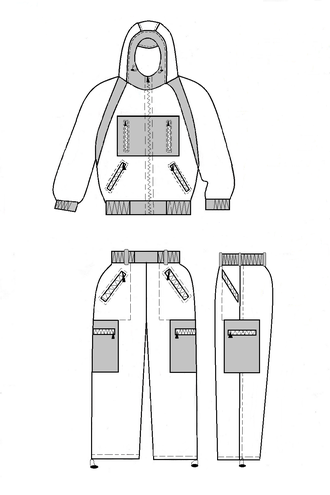 Детский камуфляжный костюм "Пилот" из ткани твил фото-6