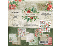 Набор двусторонней бумаги "Vintage winter", 30,5*30,5см