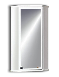 Шкаф-зеркало навесной для ванной Угловой правый