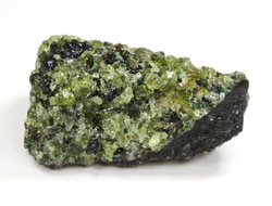 Хризолит (Перидот, Оливин), кристаллы на породе, США (41*25*20 мм, 32 г) №38091