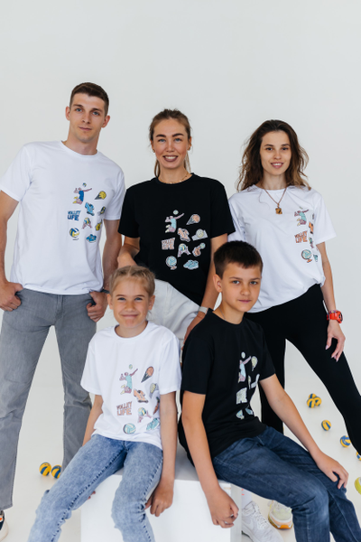 Футболка повседневная Volleylife (со стикерами) размер 50-56