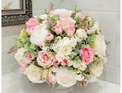 Композиция из искусственных цветов Алекса МС002/Купить на сайте АОАБУКЕТ