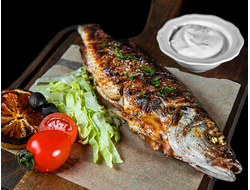 Сибас на углях