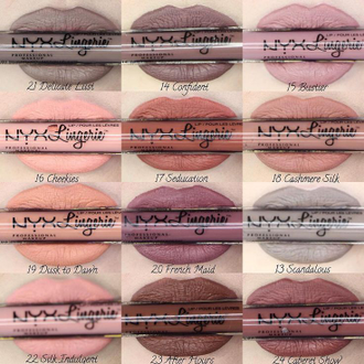 Жидкая матовая помада NYX Lip Lingerie 22 Silk Indulgent