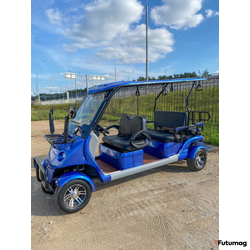 Гольфкар GreenCamel A42 126Ah (4+2 2500W 225/40-10' литые)