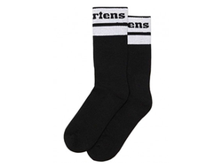 НОСКИ DR MARTENS ATHLETIC LOGO ЧЕРНЫЕ С БЕЛЫМ