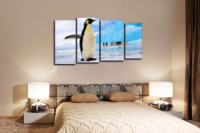 Модульная картина "Великолепный пингвин"