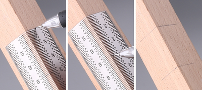 Разметочная угловая линейка 180 мм. высокой точности