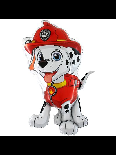 Фольгированный шар с гелием &quot;Маршал Щенячий патруль&quot; 80 см
