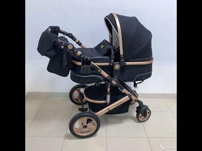 Детская коляска 3 в 1 Luxmom 518 Черный