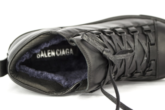 Зимние ботинки Balenciaga High Black Winter