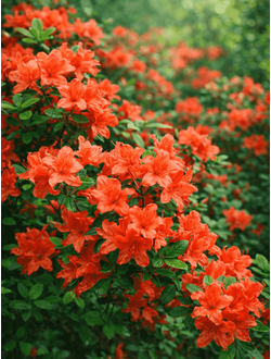 Рододендрон Гейша Оранж (Geisha Orange)