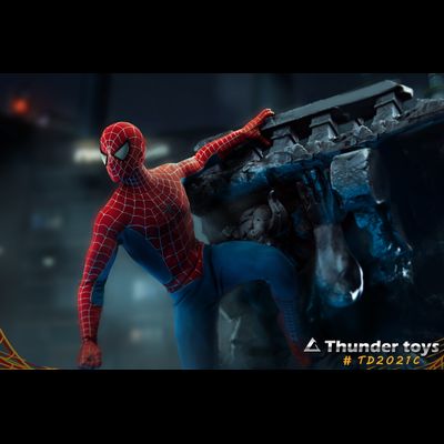 Человек-Паук (делюкс версия) - Коллекционная ФИГУРКА 1/6 Variant Spider Deluxe Edition (TD2021C) - Thunder Toys