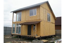 Дом из SIP-панелей по индивидуальному проекту [140м²]. (Саратовская область)