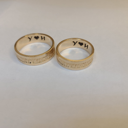 Гравировка на кольцах