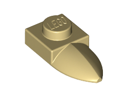 Plate, Modified 1 x 1 with Tooth Horizontal, Tan (49668 / 4224793)