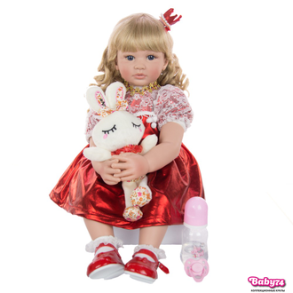 Кукла реборн — девочка  "Каролина" 60 см