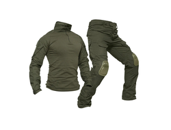КОСТЮМ ТАКТИЧЕСКИЙ GEN 3 С НАКОЛЕННИКАМИ И НАЛОКОТНИКАМИ, олива (Размеры : M, L, XL, 3XL)