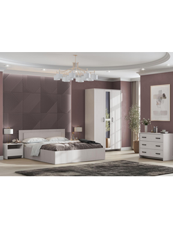 МСП 1 комплект мебели для спальни Ясень Анкор светлый