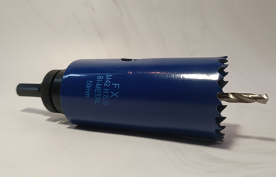 Коронка биметаллическая диаметр 50 мм глубина 100 мм