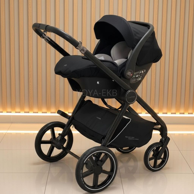 Детская коляска 3 в 1 Luxmom 812 Черный