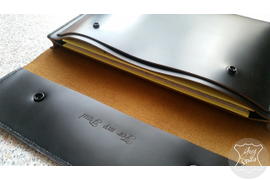 кожаная папка для документов, папка из натуральной кожи с именной гравировкой