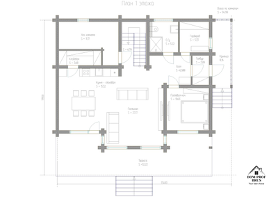 "Лесная Симфония": Двухэтажный Дом из Клееного Бруса 191 м²