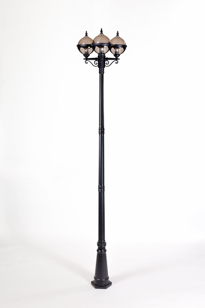 Садово-Парковый светильник шар VENA smoke 3