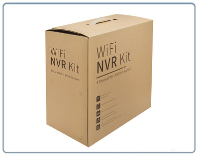 ST, комплект WiFi видеонаблюдения с 4 уличными видеокамерами Full HD, поддержка 1 HDD до 4 Тб